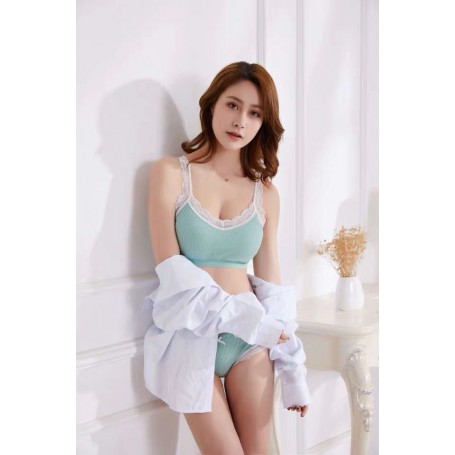 F99 Lovely Cotton Lace Inner Set With Panties