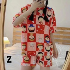 Milky-Silk Short Sleeve Comfy Set